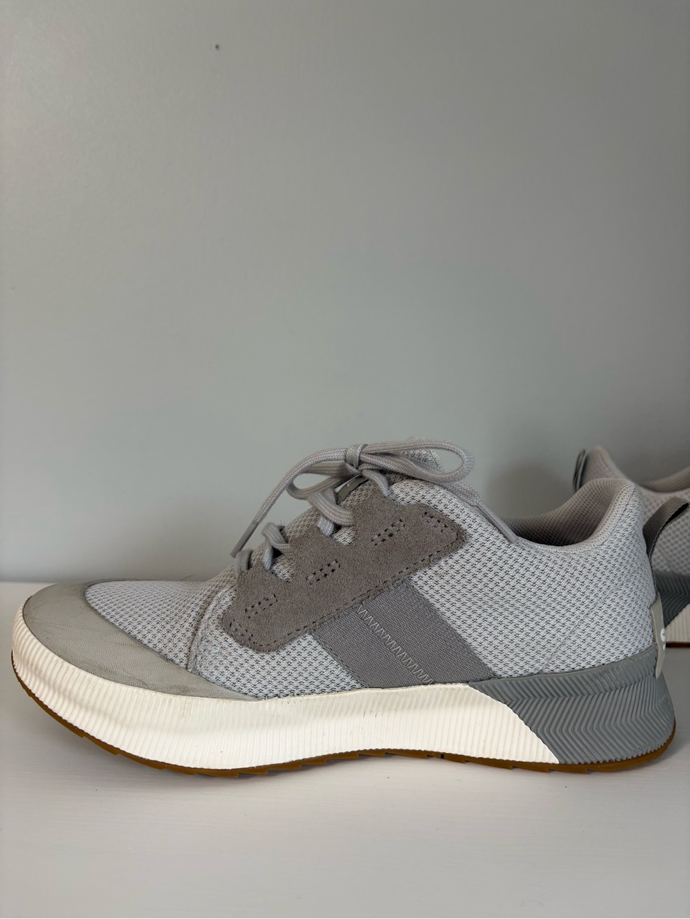 Sorel Out N About III Low Waterproof Sneakers Grey 10 Elevated Casual Minimalist - Picture 7 of 12